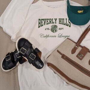 Miz Mooz Peyton black leather platform sandals - Women sz 8.5